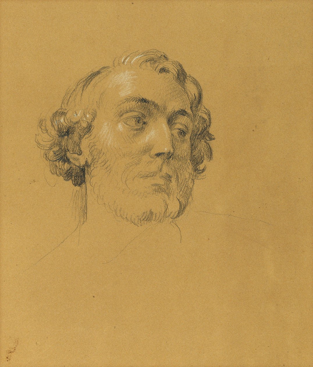 portrettstudie av Johann Peter Krafft