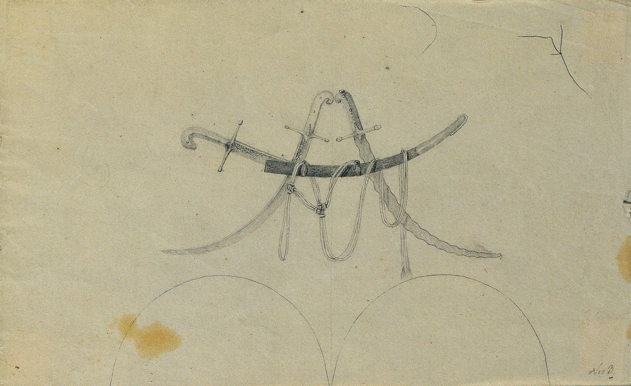 Studer med Sabres av Johann Peter Krafft