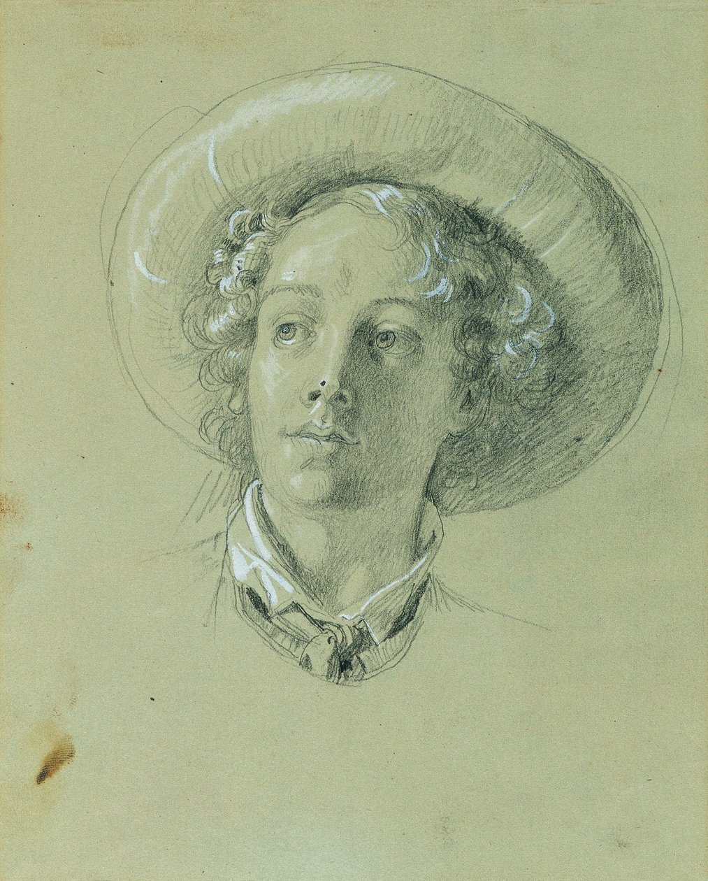 Studie for "Hermann og Dorothea i vingården" av Johann Peter Krafft