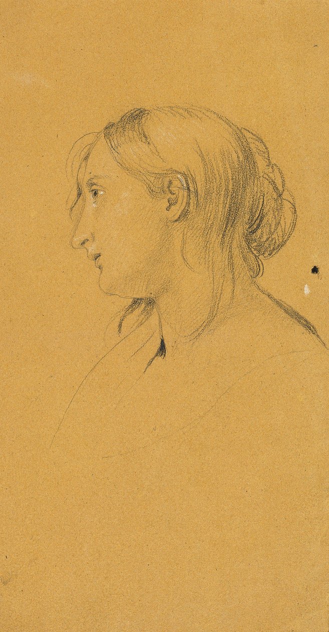 Studie for "Ossian og Malvina" av Johann Peter Krafft