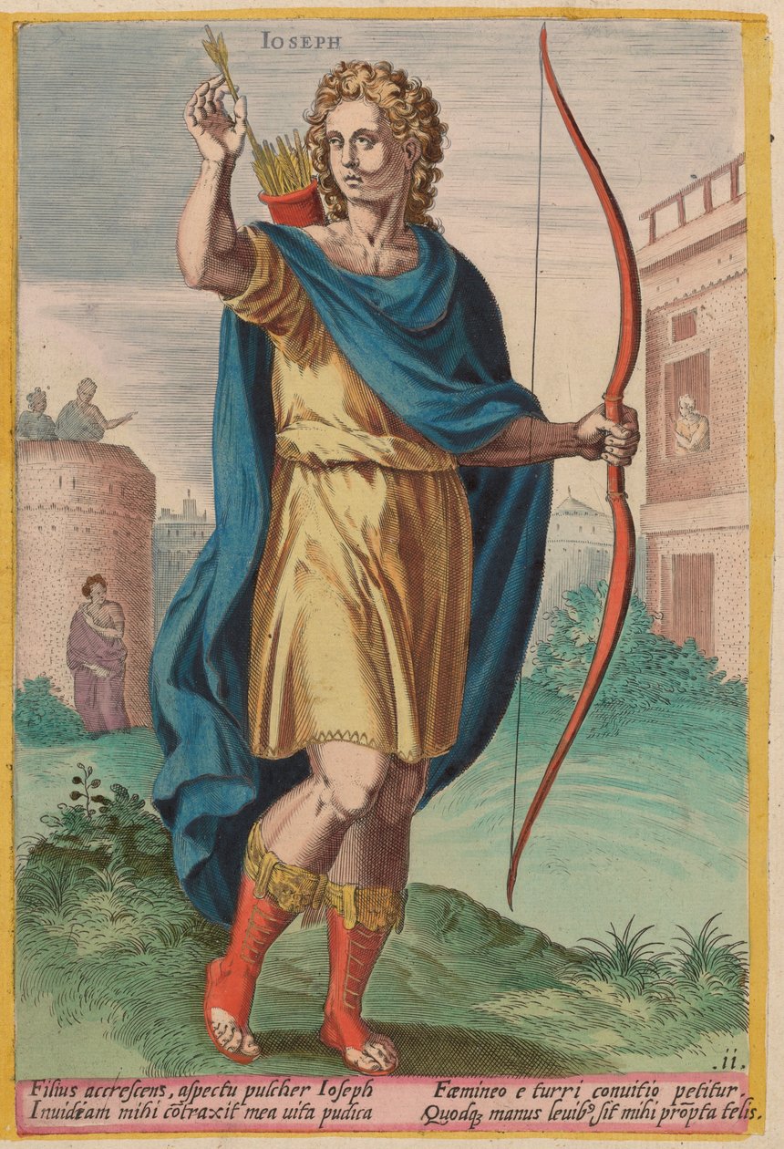 Benjamin, ca. 1585. av Johann Sadeler I