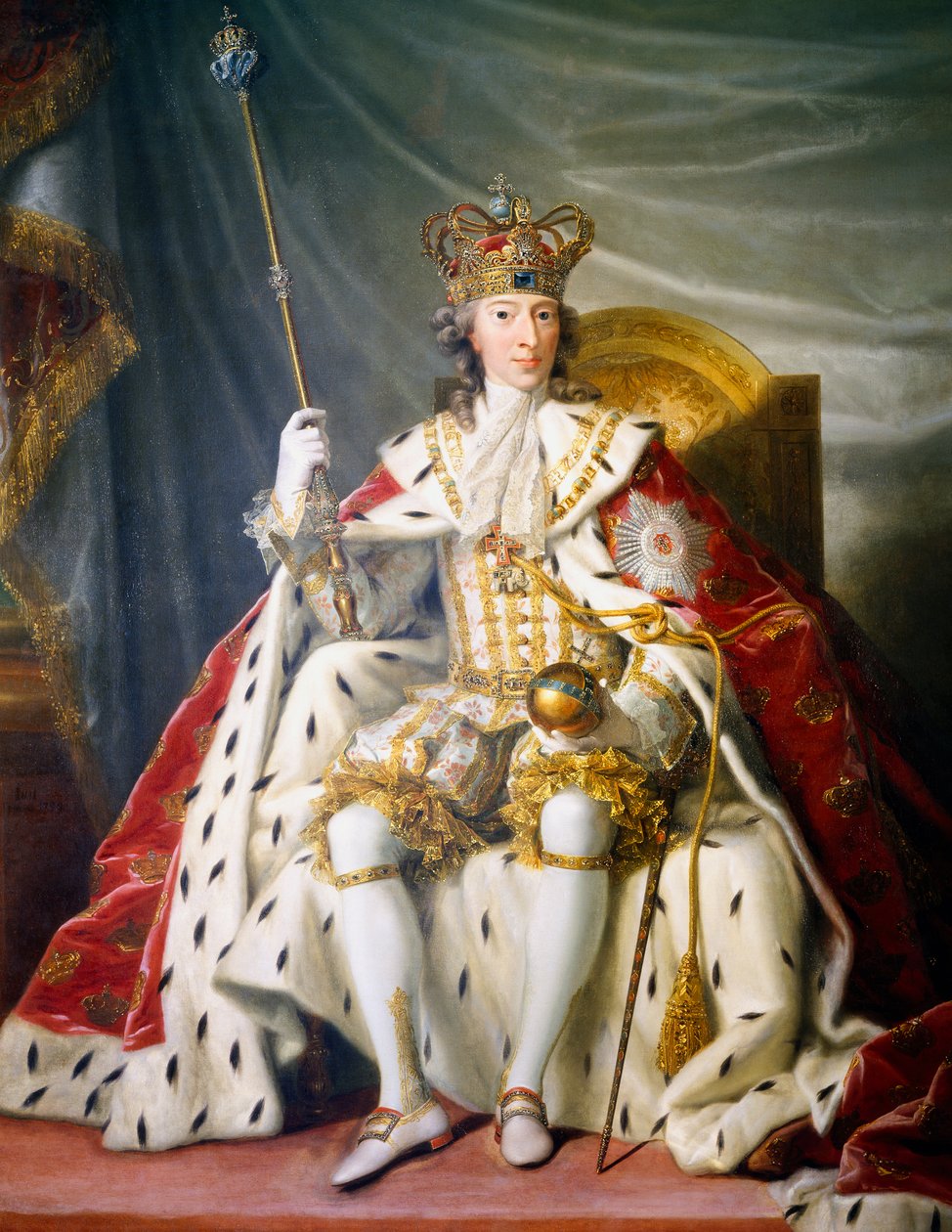 Portrett av Christian VI av Danmark (København av Johann Salomon Wahl