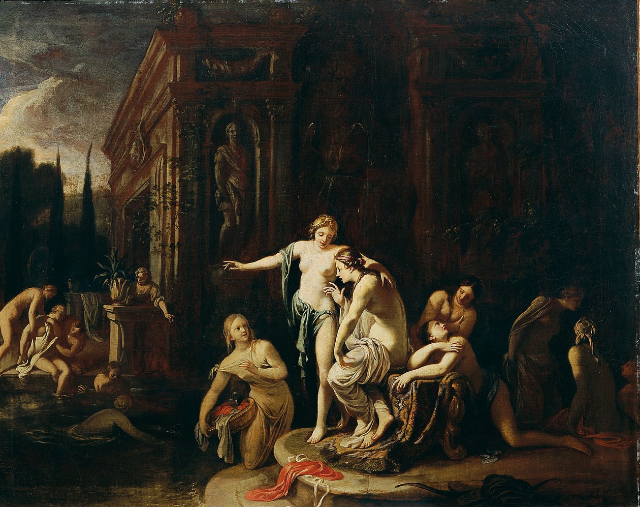 Diana og Callisto i badekaret av Johann Spillenberger