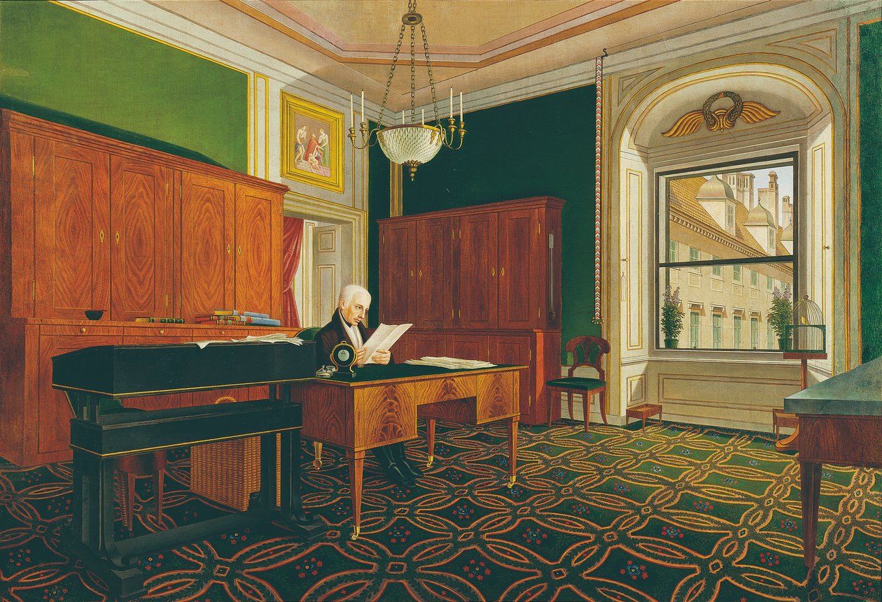 Keiser Franz II (I) i sitt arbeidsrom av Johann Stephan Decker