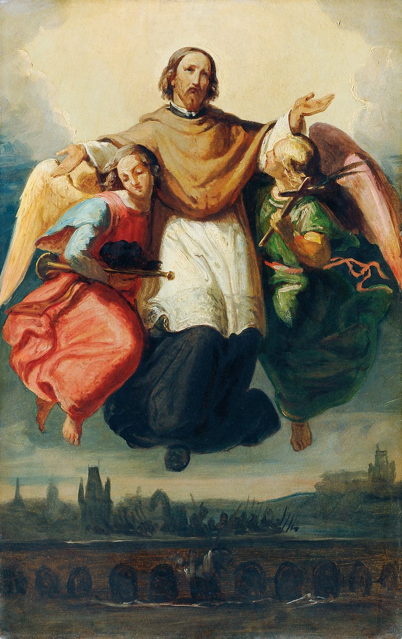 Herlighet av St. Johannes av Nepomuk av Johann  Till der Jüngere