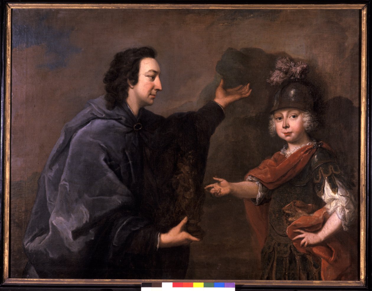 Arveprins Friedrich III og hans lærer grev Ulrich av Thun av Johann Valentin Tischbein