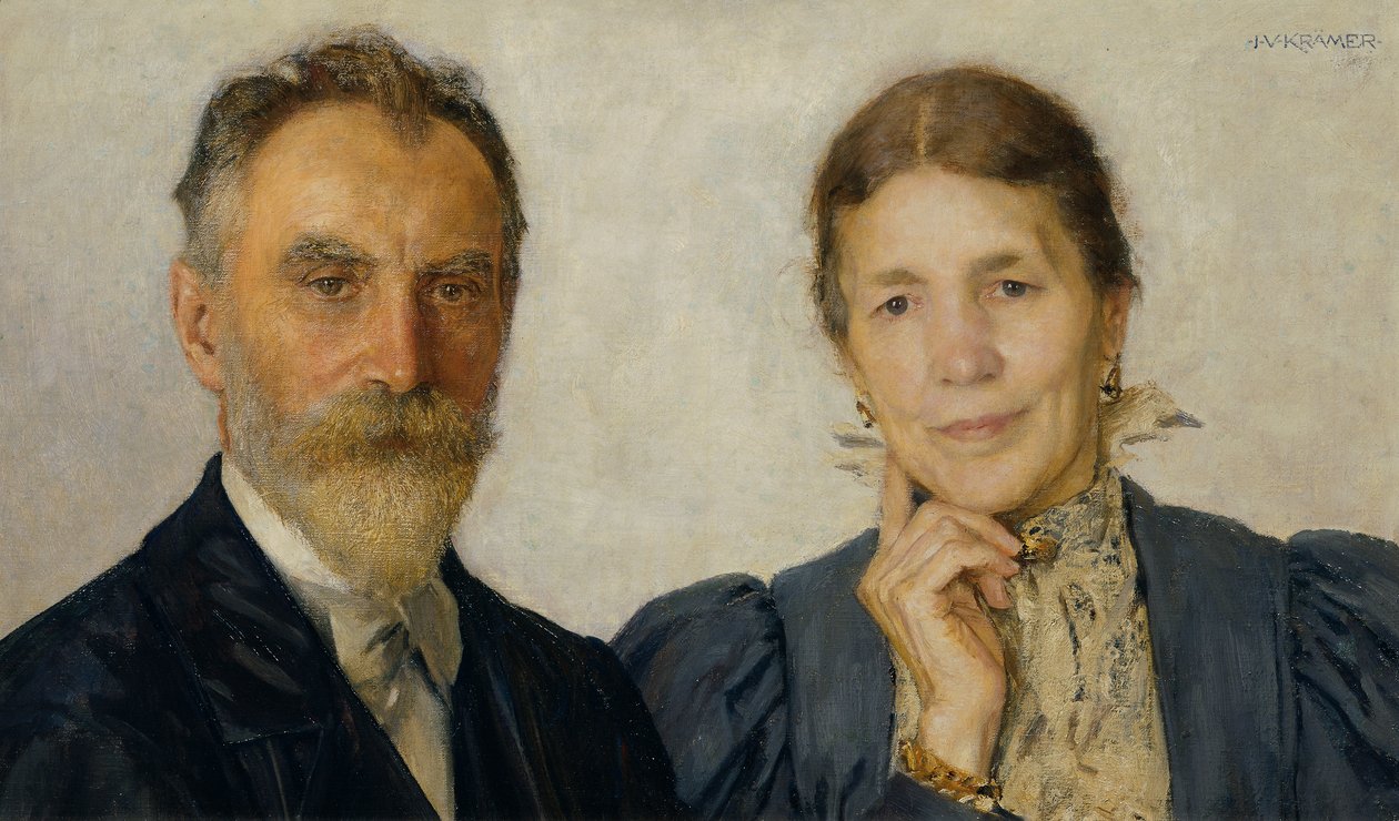 Kunstnerens foreldre av Johann Victor Krämer