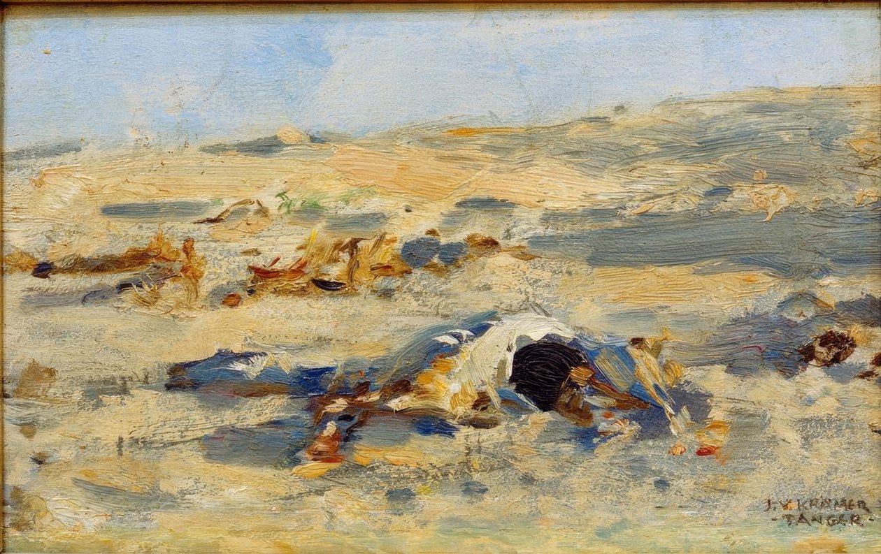 Ørkenen nær Tanger av Johann Victor Krämer