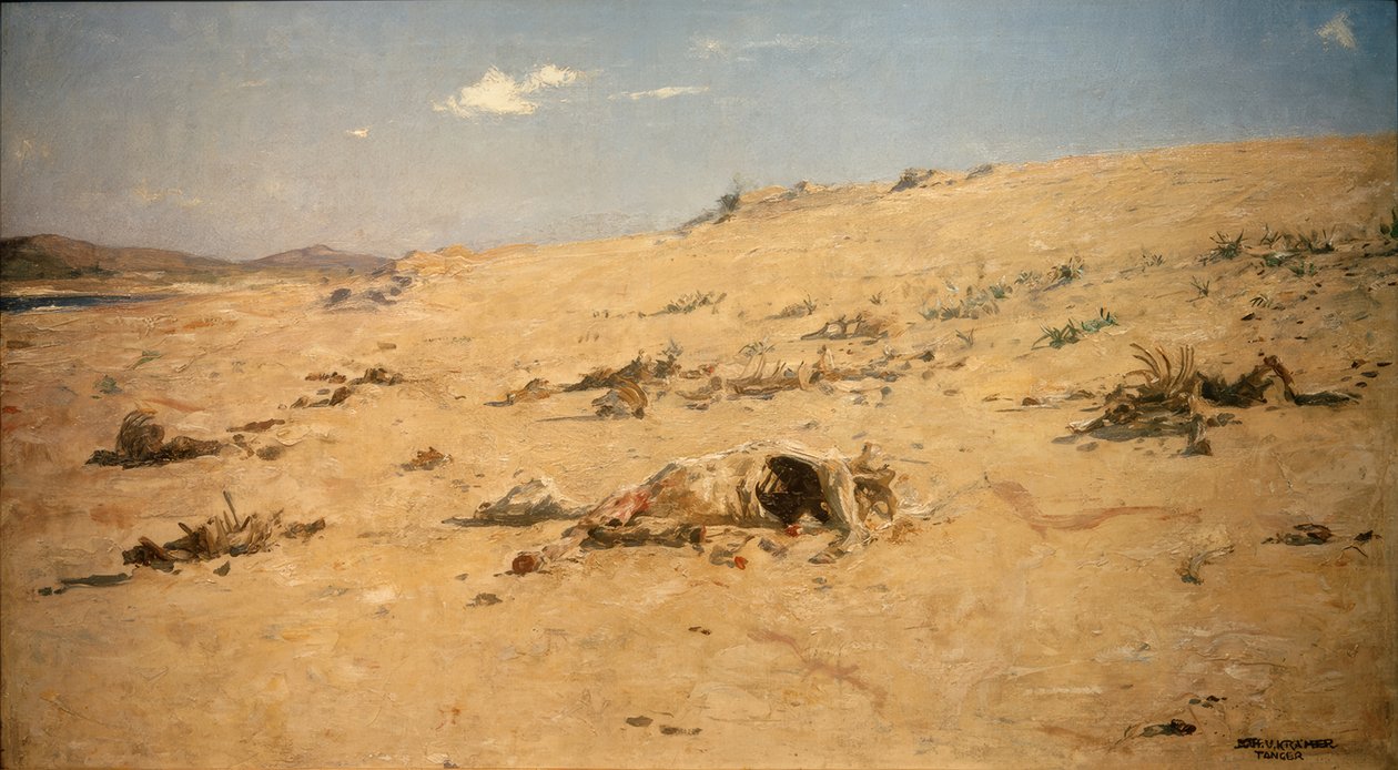 Motiv fra Tanger av Johann Victor Krämer