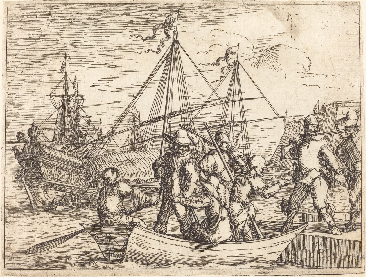 Capriser av forskjellige kamper av Johann Wilhelm Baur