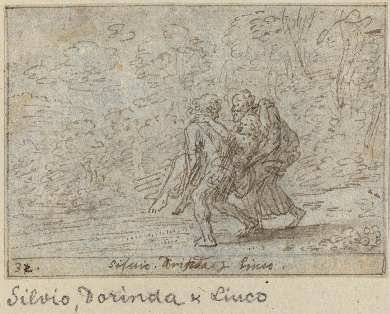 Silvio, Dorinda and Linco, 1640.    1144940   no       norwegian Successfully Translated  Original: Square with a Hunting Scene, Byzantine, 4th-6th century. Translat: Square with a Hunting Scene, Byzantine, 4th-6th century. 1205609 no norwegian Successfull av Johann Wilhelm Baur