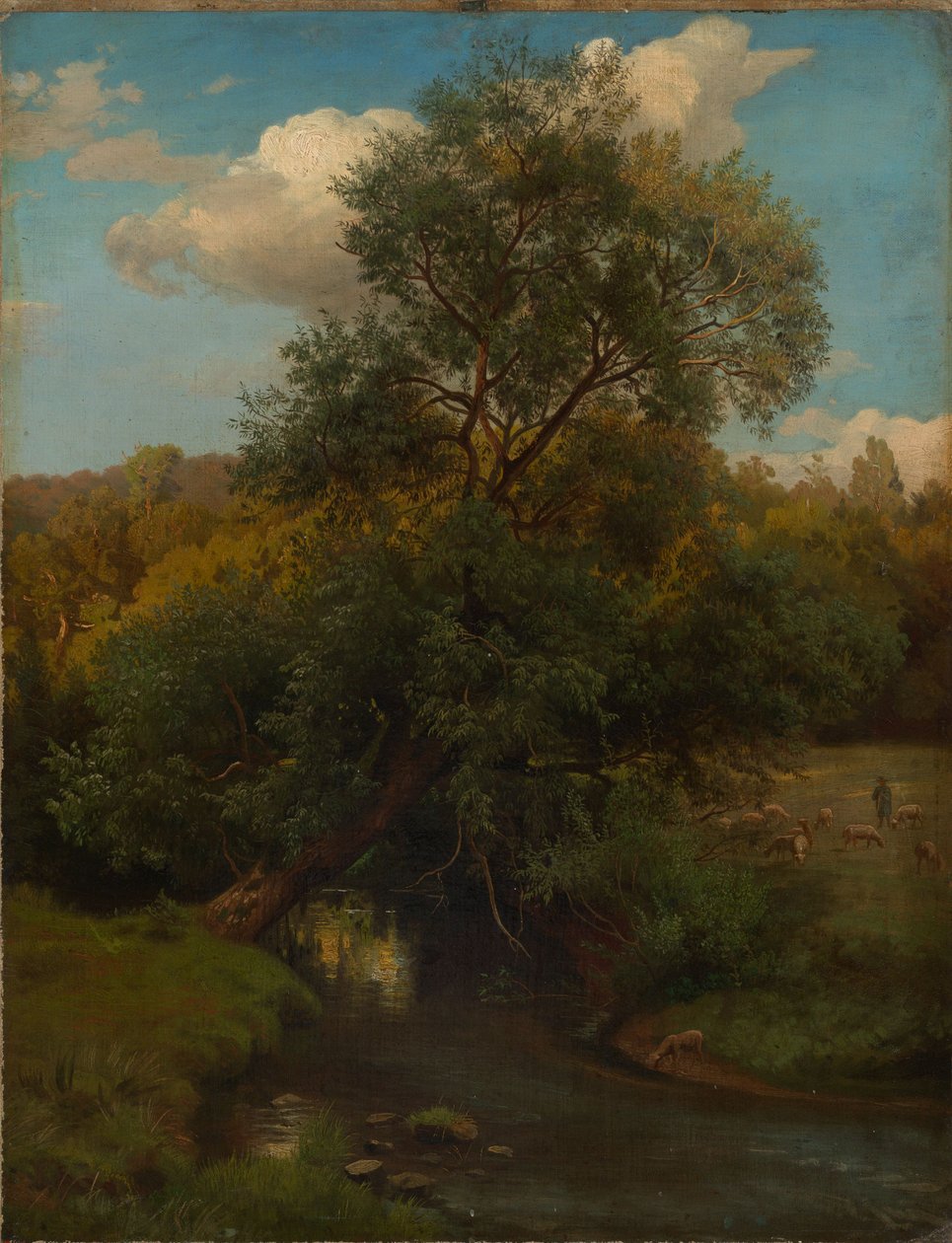 Ved bekken av Johann Wilhelm Schirmer
