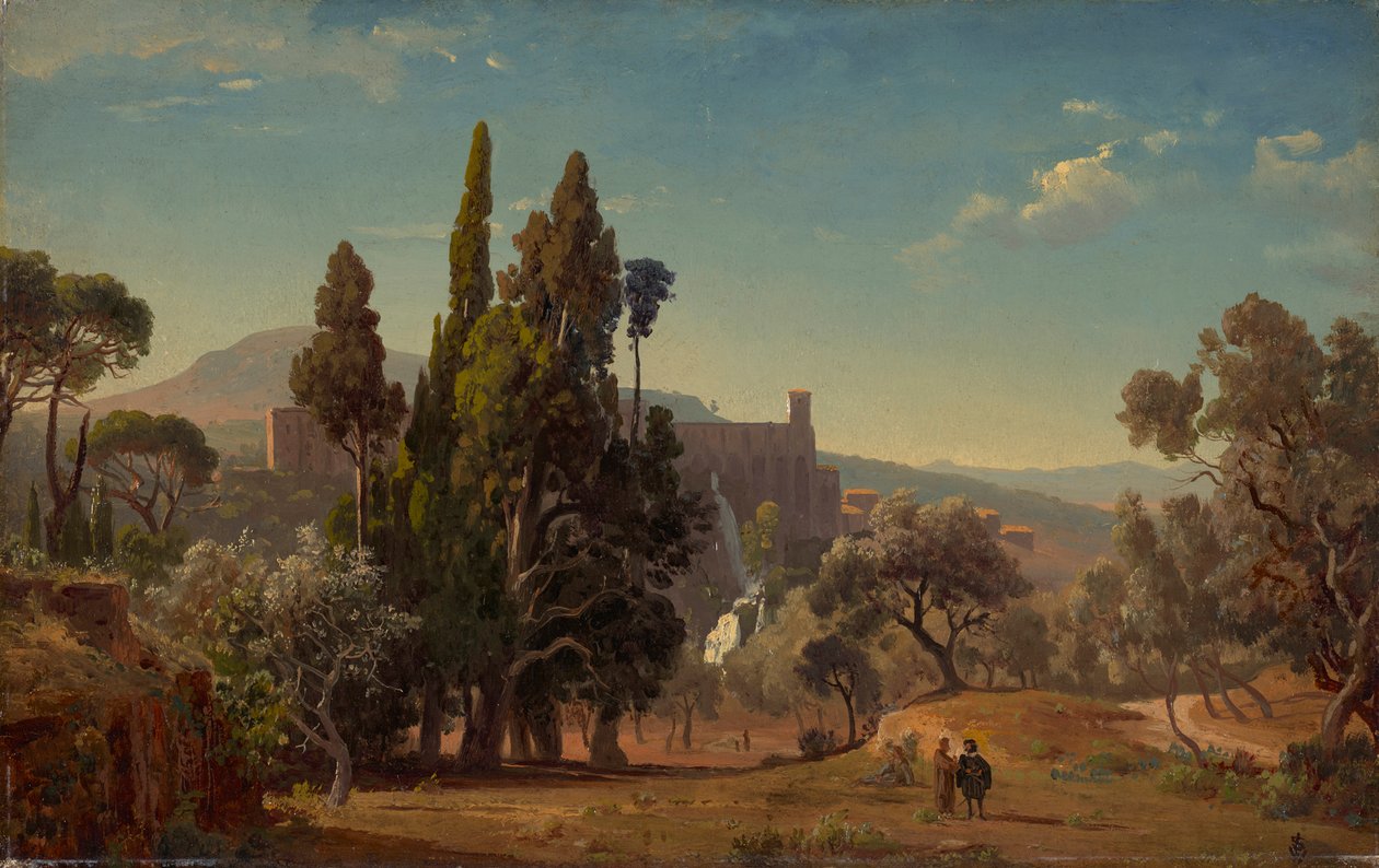 Utsikt over Tivoli av Johann Wilhelm Schirmer