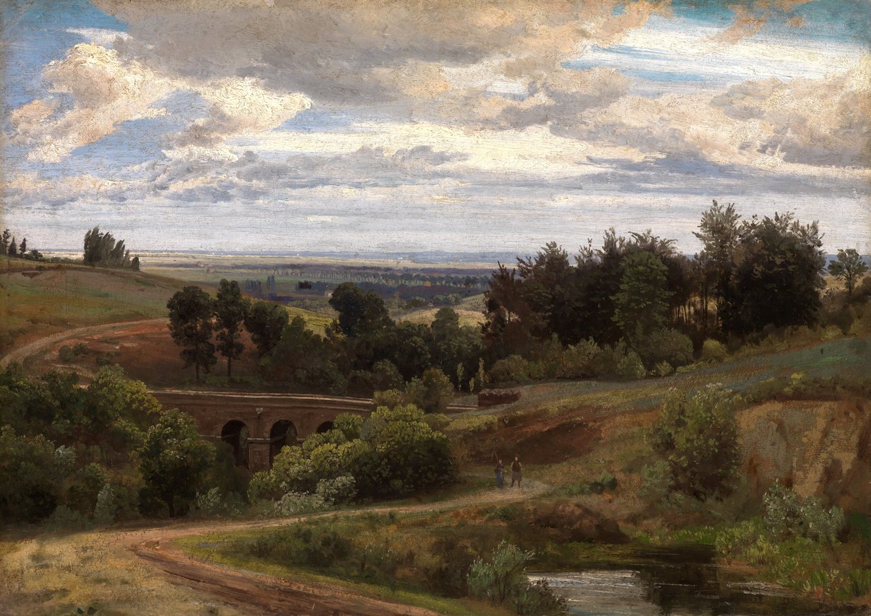 Melbdalen ved Bonn av Johann Wilhelm Schirmer