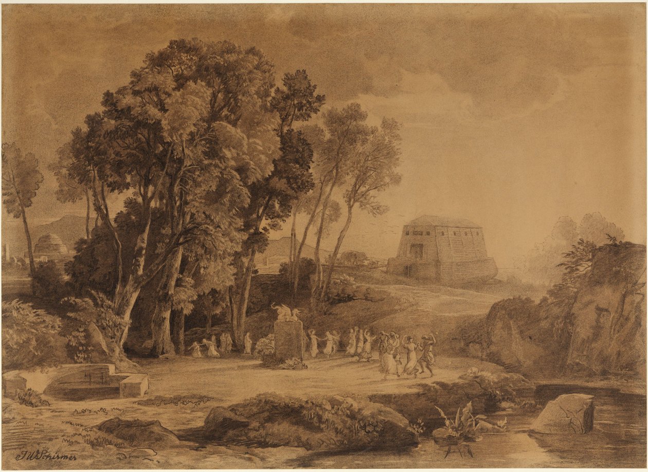 Noahs ark (1. Mosebok 6, 13 ff.) av Johann Wilhelm Schirmer