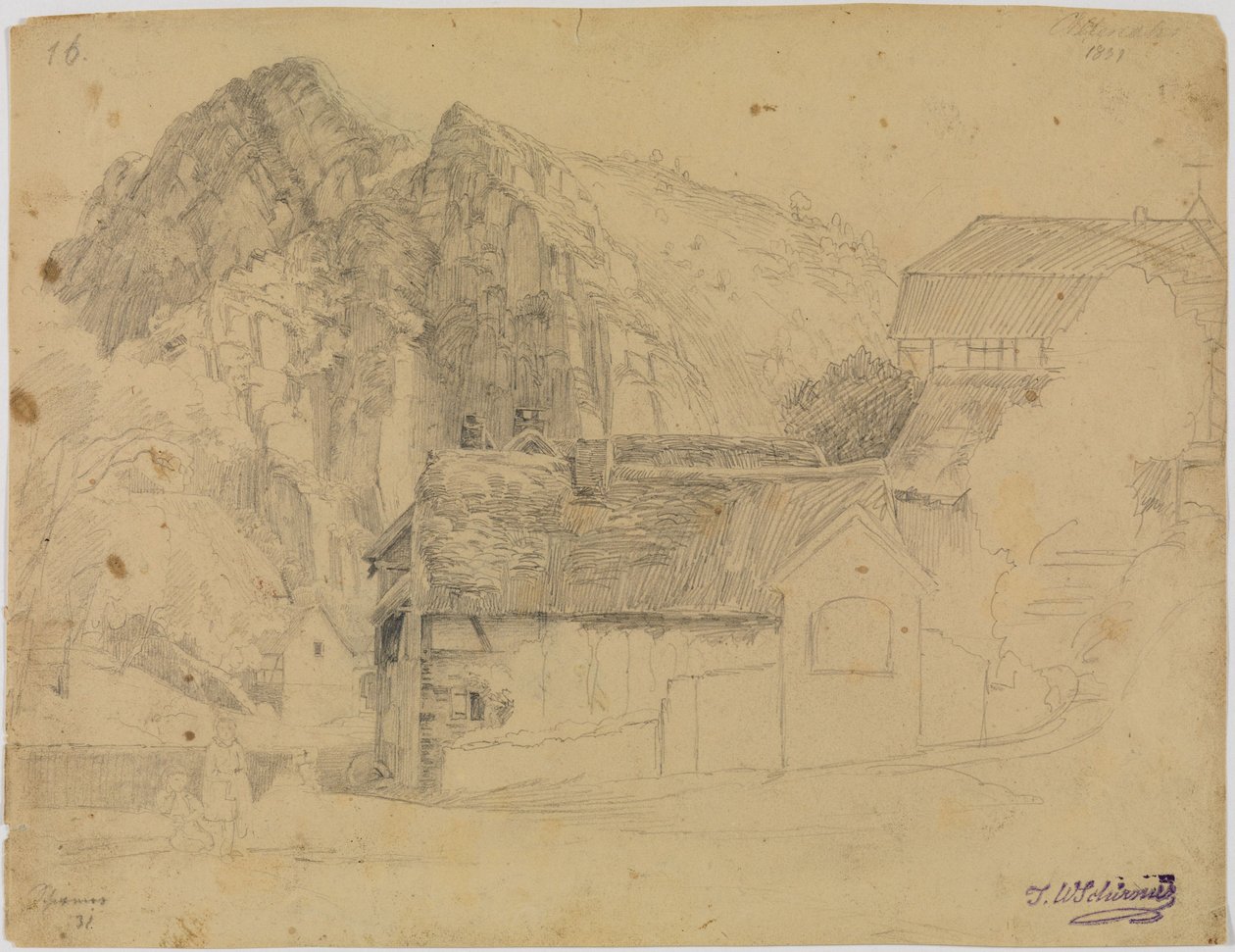 Heislei ved Altenahr av Johann Wilhelm Schirmer