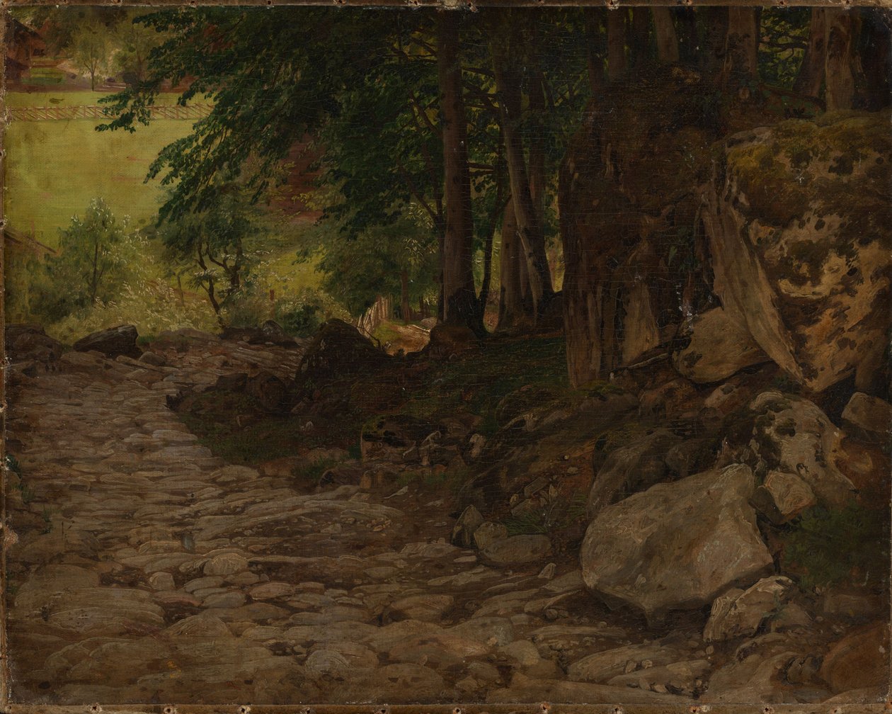 Klippevei i Sveits av Johann Wilhelm Schirmer