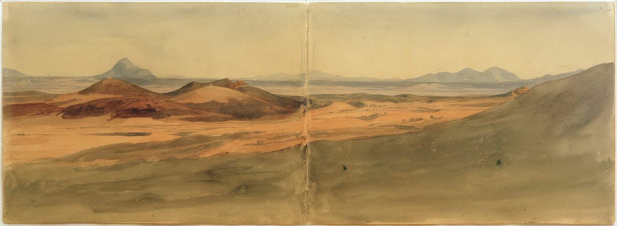 Landskap med Sabinefjellene av Johann Wilhelm Schirmer