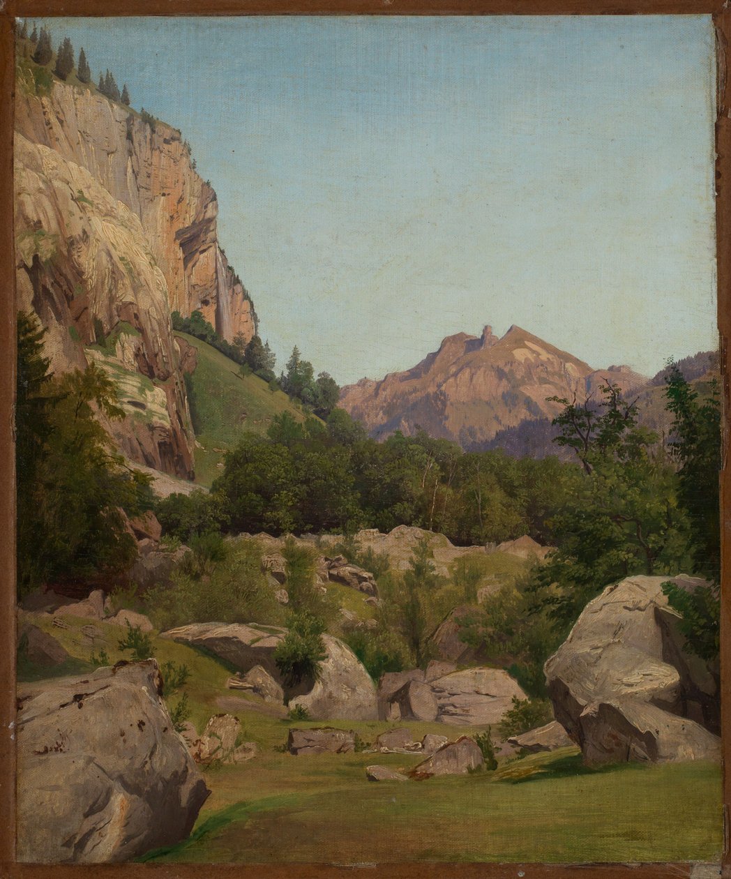 Sveitsisk fjellandskap av Johann Wilhelm Schirmer
