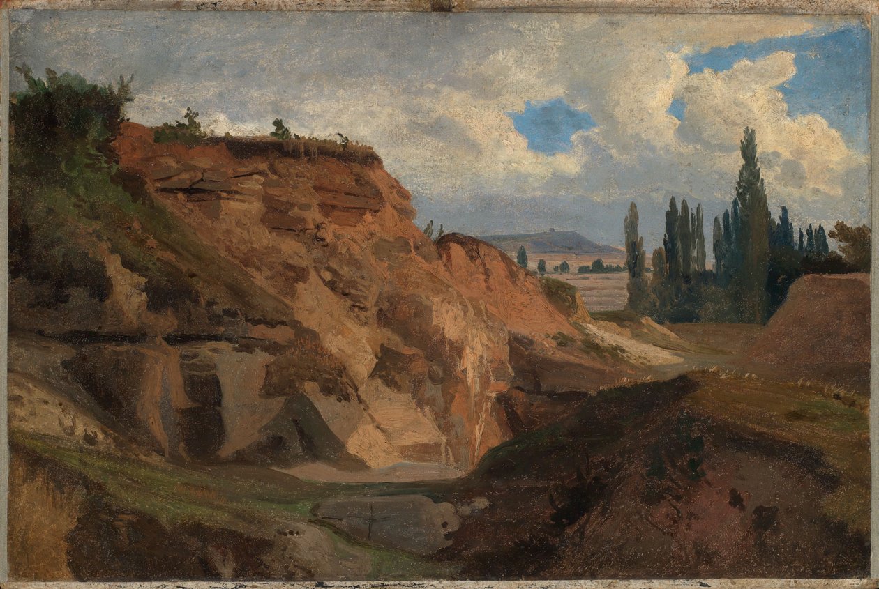 Steinbrudd i Sør-Frankrike av Johann Wilhelm Schirmer