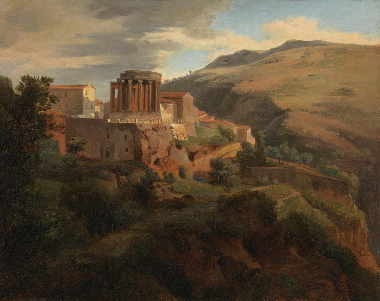 Tivoli med Vestatempelet av Johann Wilhelm Schirmer