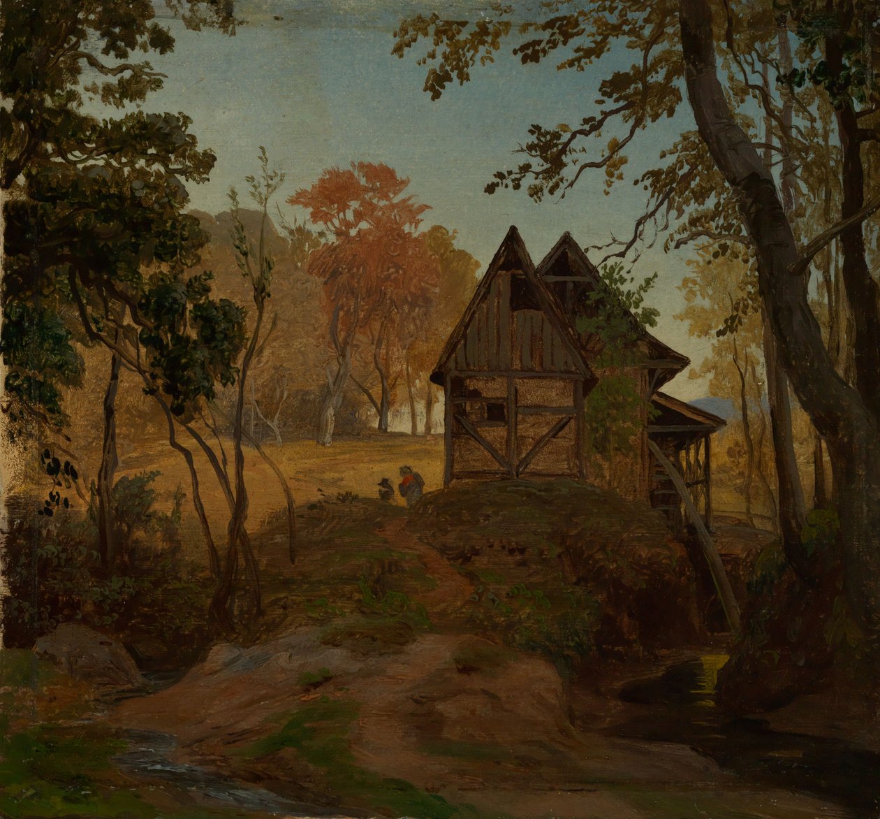 Vannmølle av Johann Wilhelm Schirmer
