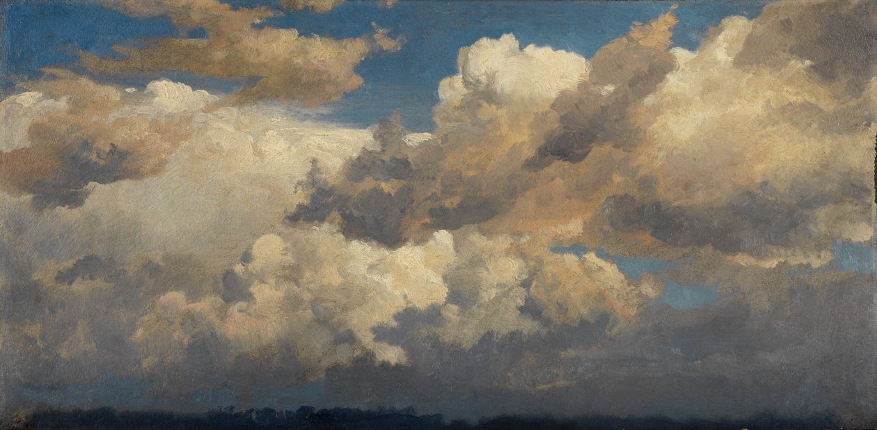 Skystudie av Johann Wilhelm Schirmer