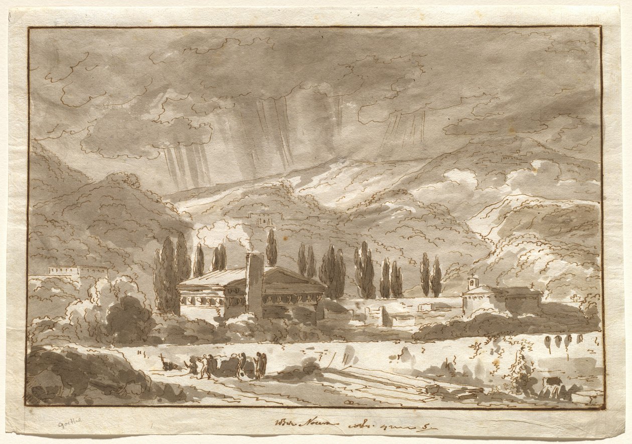 En storm over fjellene nær Nocera av Johann Wolfgang von Goethe