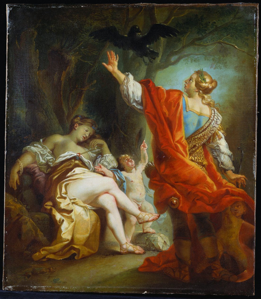 Apollo dreper Coronis, av Johan Joseph Zoffany