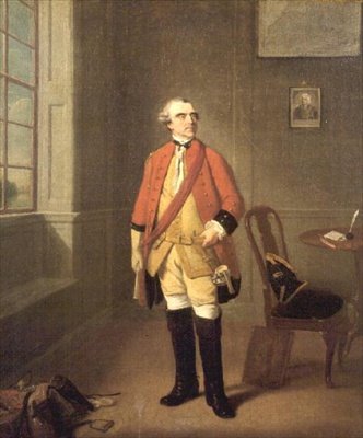 Cornet North Ludlow Bernard, andre ektemann til Mary Fitzwilliam, grevinne av Pembroke (d.1769) av Johann Zoffany
