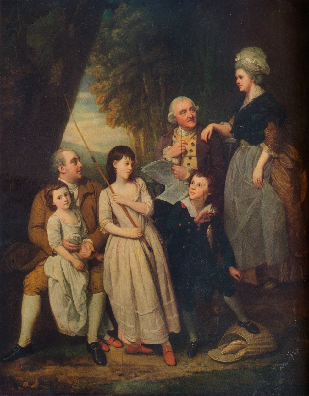 Mr. & Mrs. Burke av Carshalton, ca. 1700-tallet, 1917 av Johan Joseph Zoffany