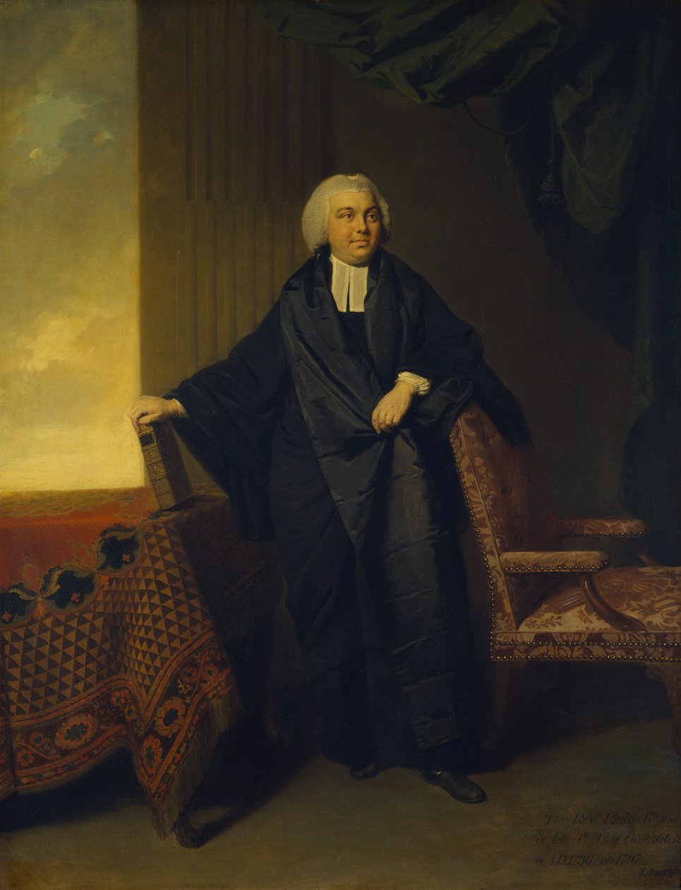 Portrett av pastor Philip Cocks av Johann Zoffany