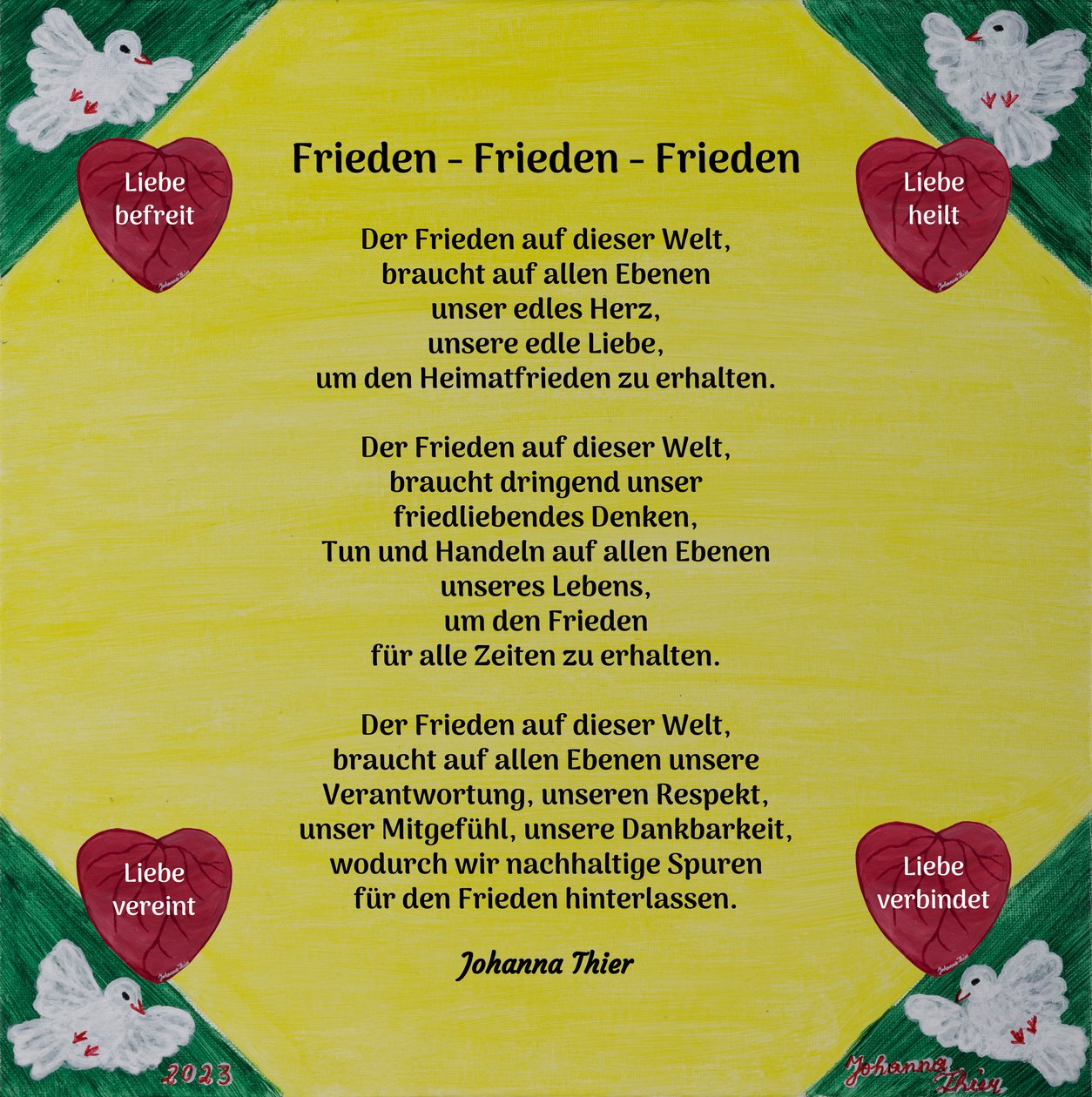 Rosentaler Friedensspur av Johanna Thier