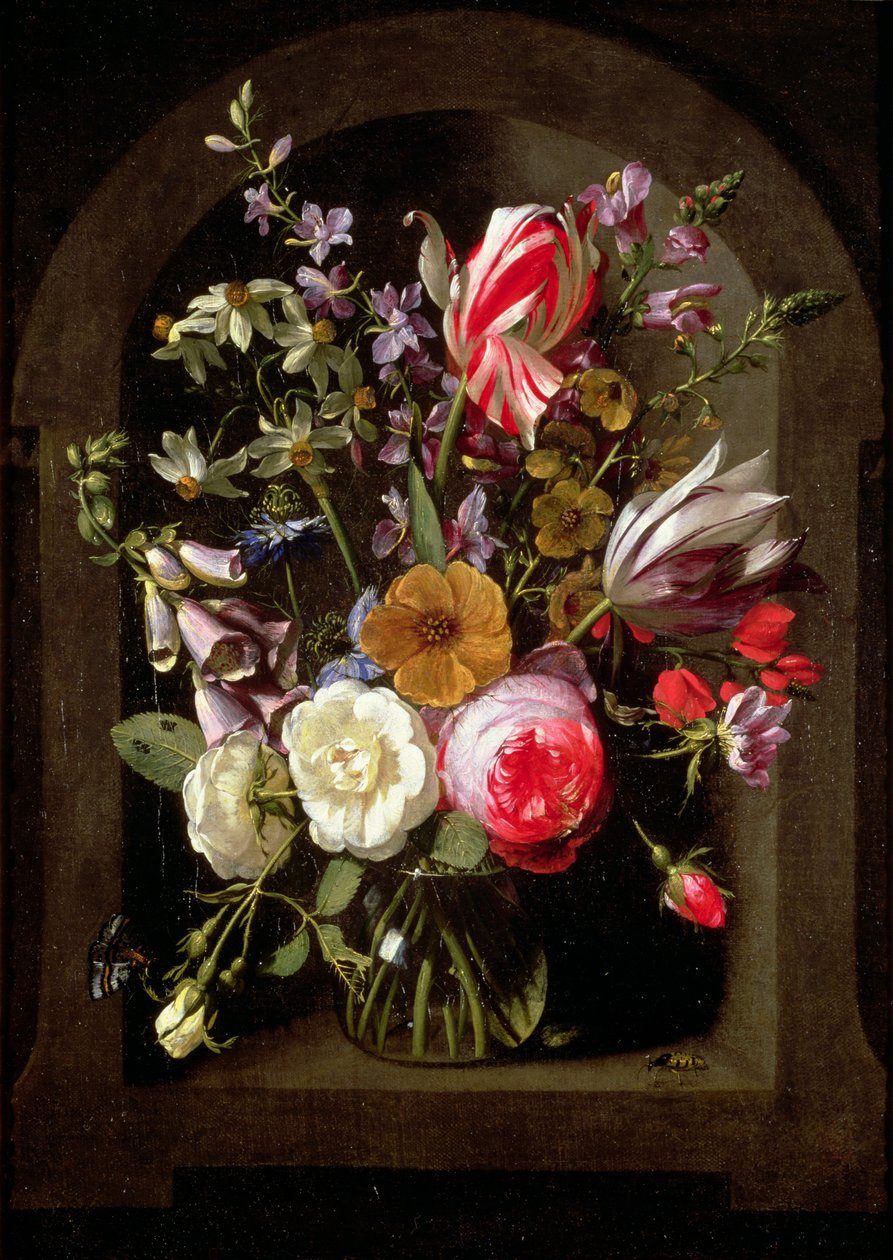 Roser, tulipaner og andre blomster av Johannes Antonius van der Baren