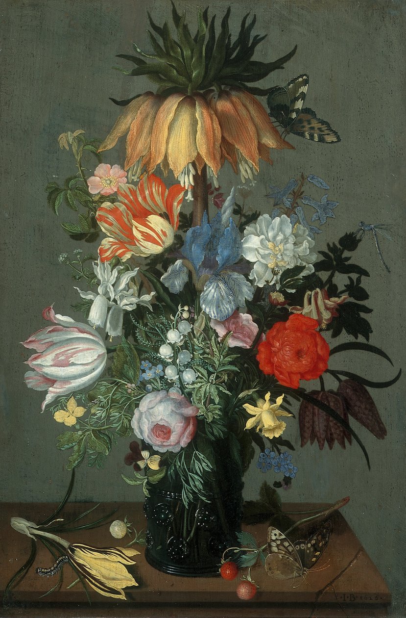 Flower Still Life med Crown Imperial av Johannes Bosschaert