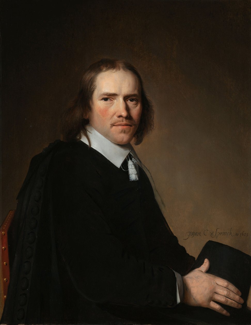Portrett av Dirck, Johannes eller Jacobus Wallis av Johannes Cornelisz. Verspronck
