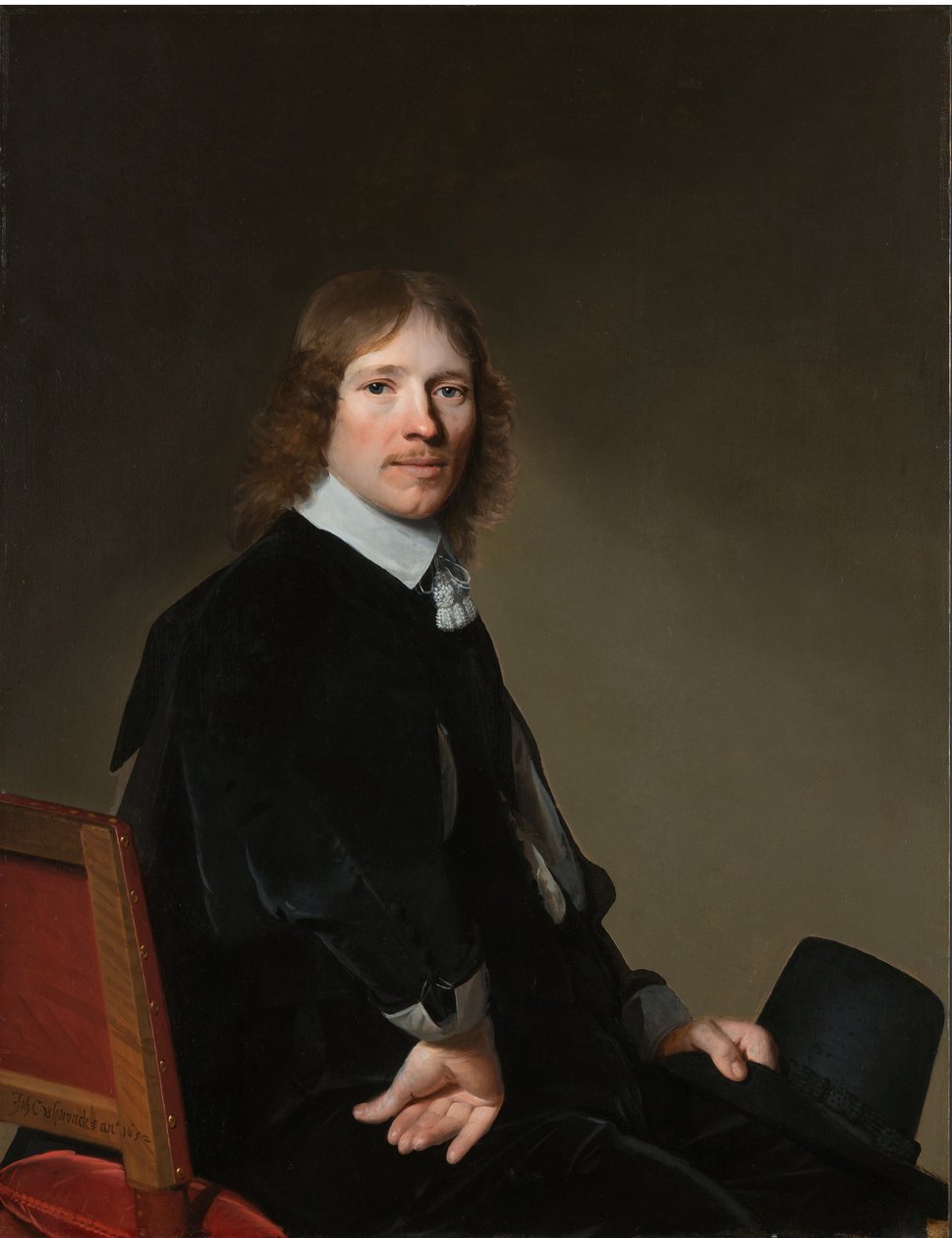 Portrett av Eduard Wallis (1621-1684) av Johannes Cornelisz. Verspronck