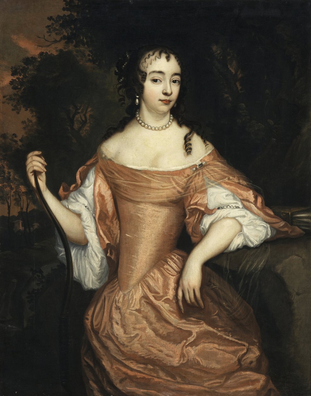 Portrett av Maria av Nassau (1642-1688) av Johannes Mytens
