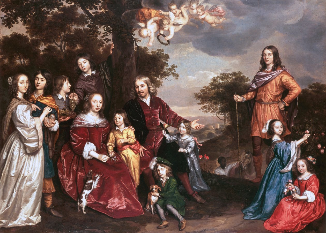 Willem van den Kerckhoven og familie av Johannes Mytens