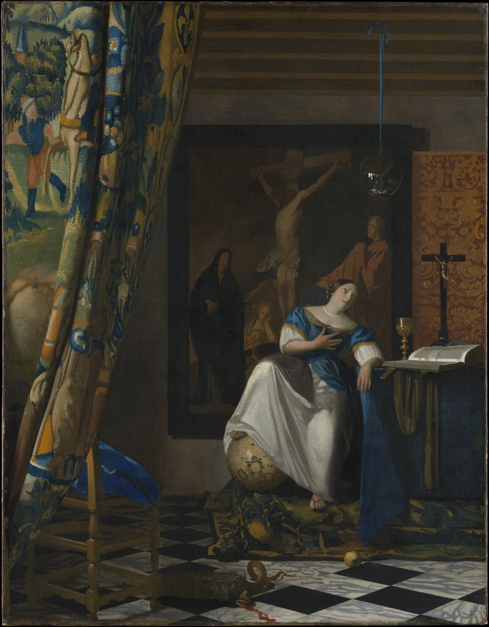 Allegori om den katolske troen av Jan Vermeer van Delft