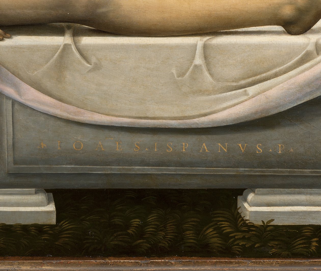Klagesang, detalj, ca. 1490-1510 av Johannes (fl.16th century) Hispanus