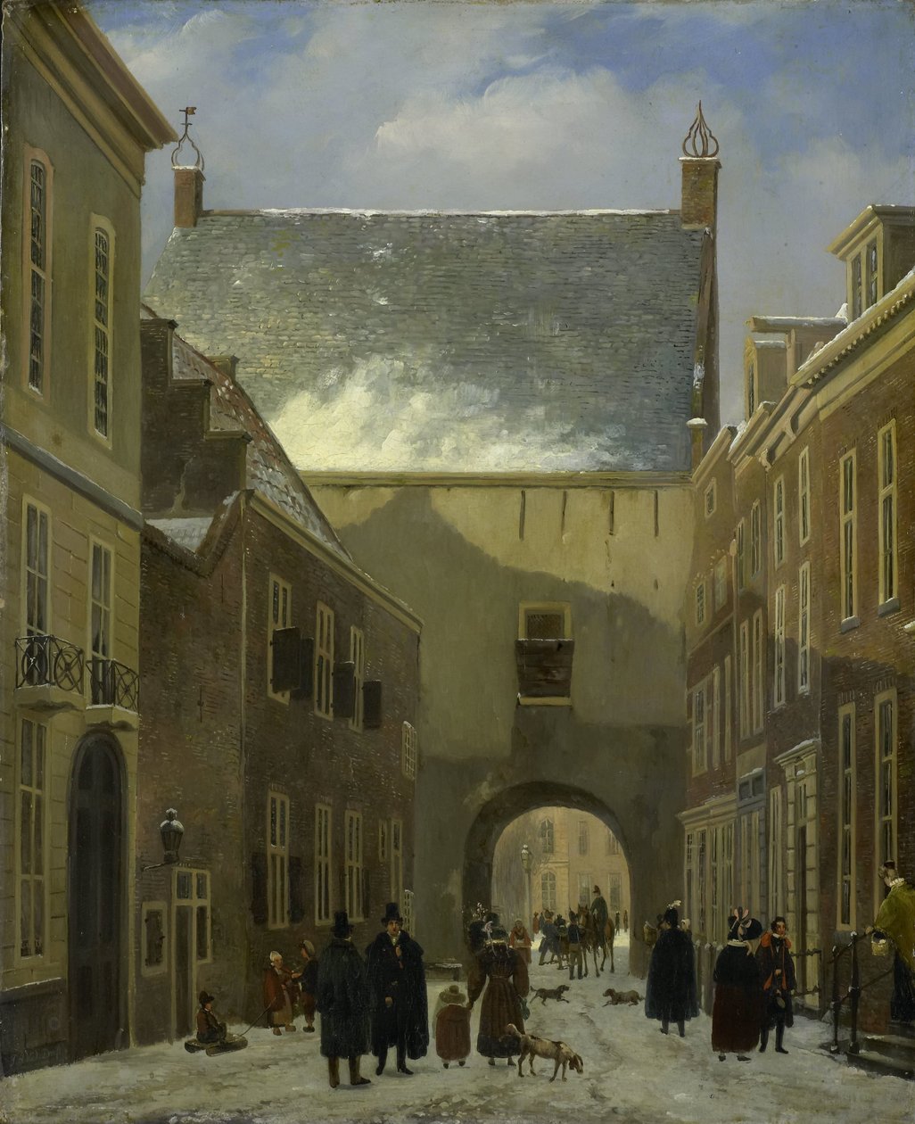 Fengselsporten, Haag av Johannes Adrianus van der Drift