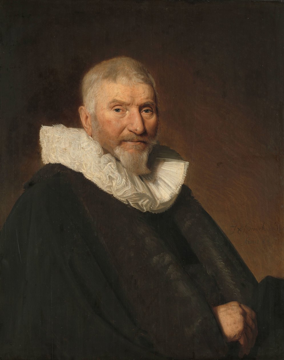 Johan van Schoterbosch (ca. 1564-1654). Rådmann og rådmann i Haarlem av Johannes Cornelisz. Verspronck