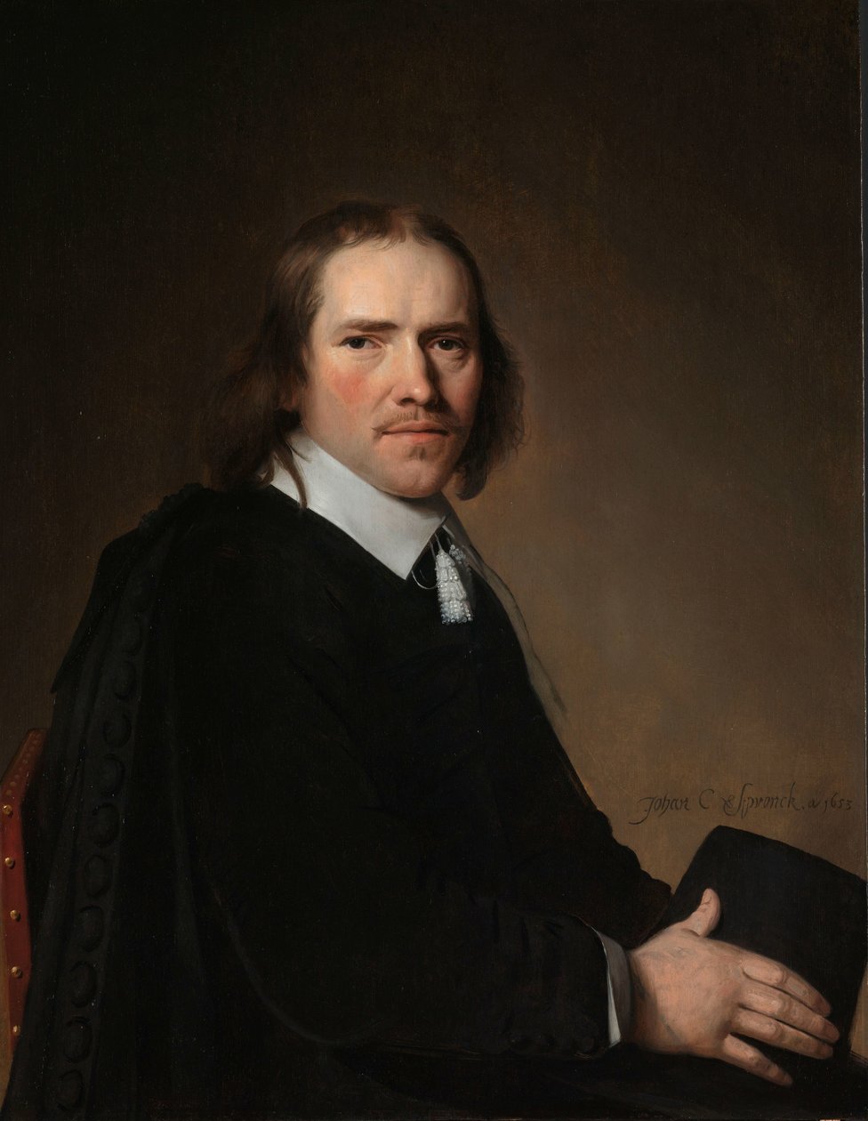 Portrett av Dirck, John eller Jacobus Wallis Portrett av Dirck, John eller Jacobus Wallis av Johannes Cornelisz. Verspronck