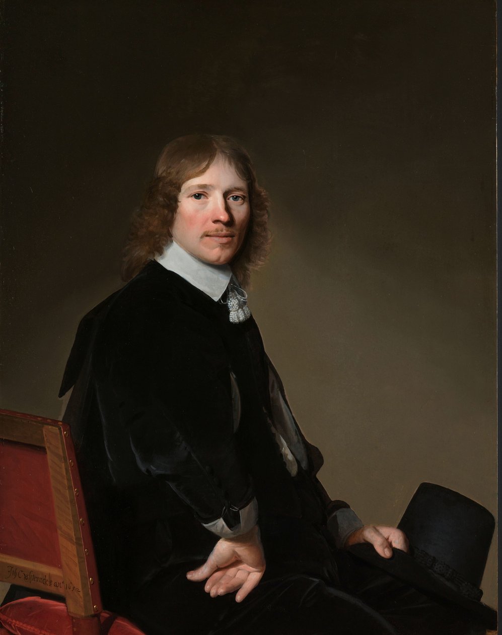 Portrett av Eduard Wallis Eduard Wallis (1621–1684) av Johannes Cornelisz. Verspronck