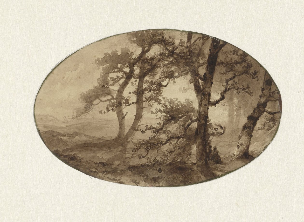 skogkanten av Johannes Franciscus Hoppenbrouwers