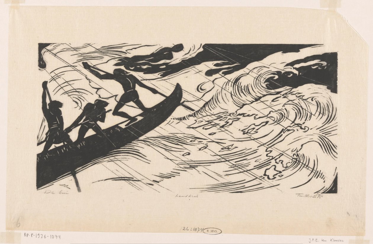 De bui (original tittel på objekt) av Johannes Frederik Engelbert ten Klooster (signed by artist)