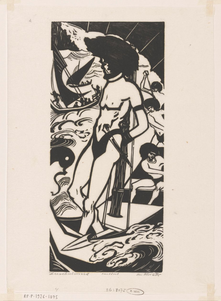 Pirates (original tittel på objekt) av Johannes Frederik Engelbert ten Klooster (signed by artist)