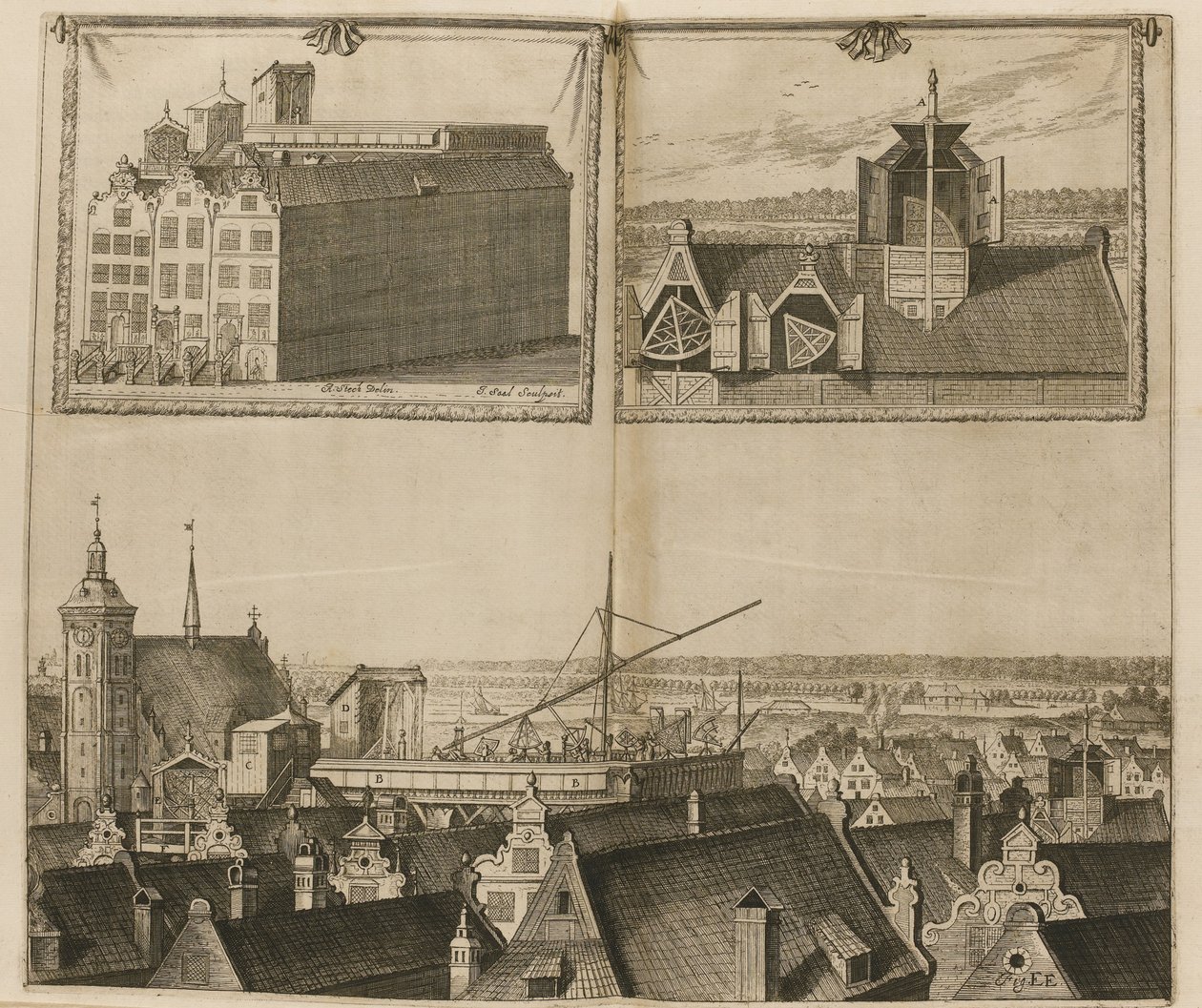 Himmelske enheter del én, 1673 av Johannes Hevelius