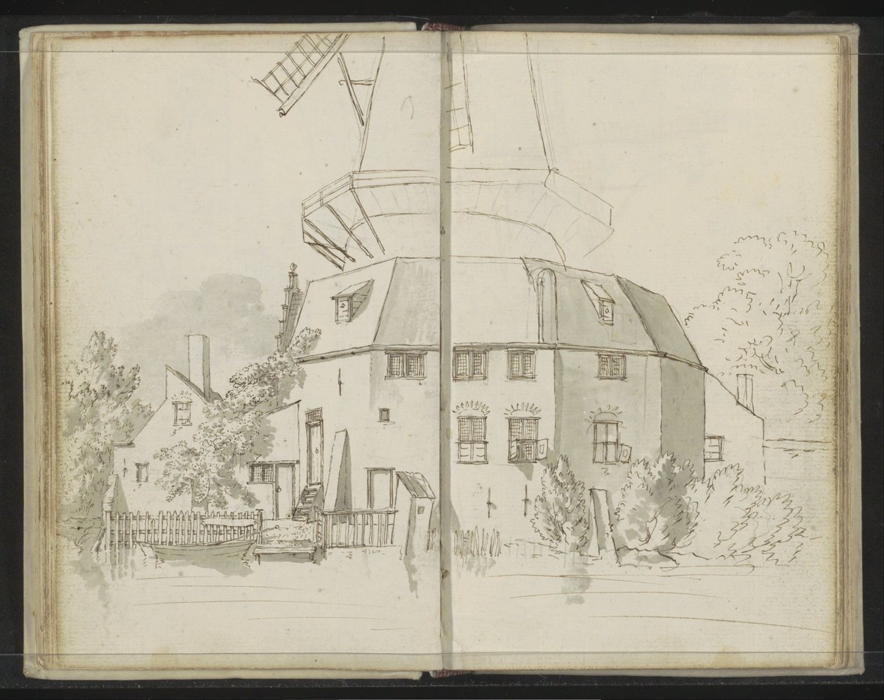 Delft vindmølle av Johannes Huibert Prins